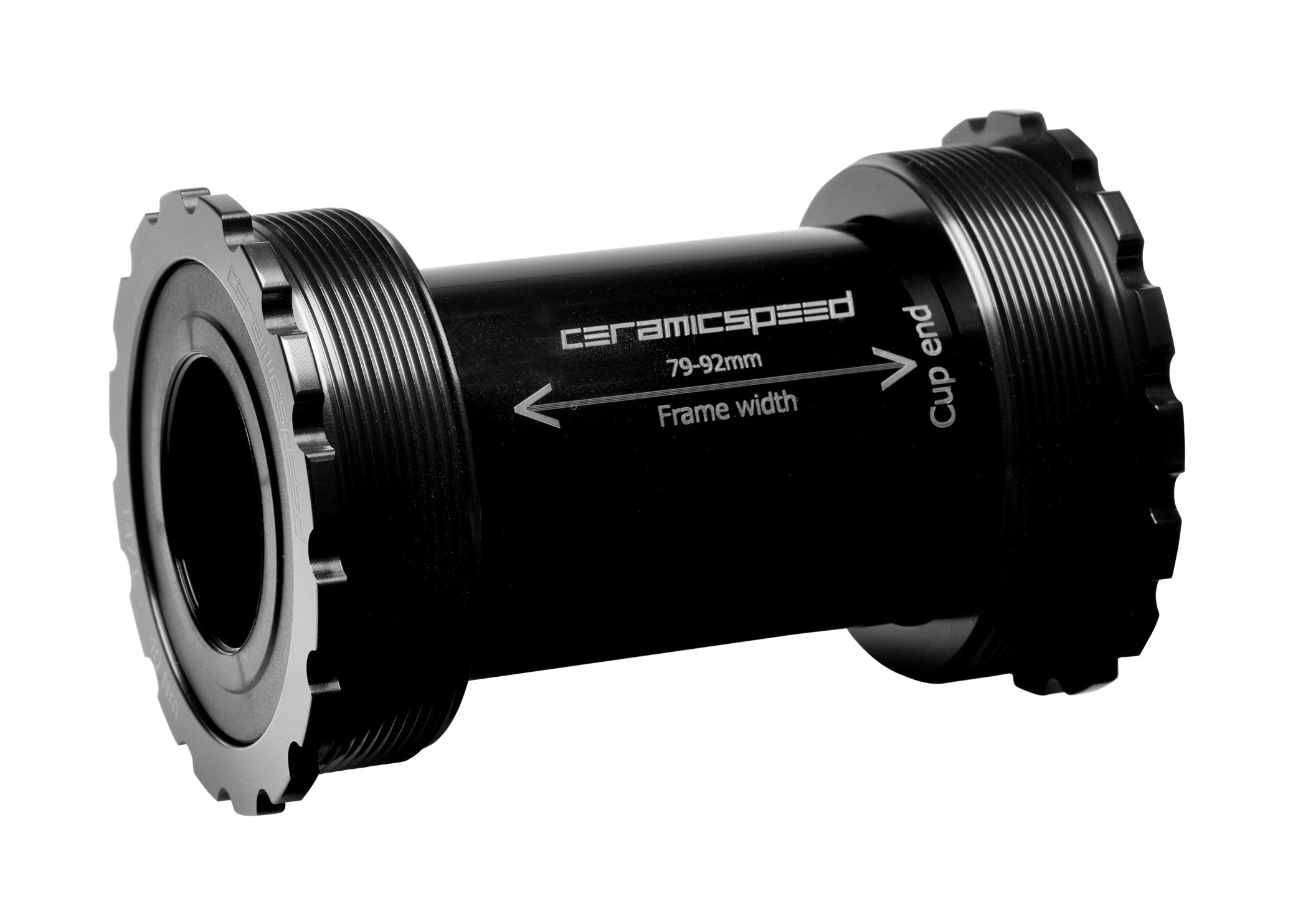 T47/86 Shimano 24mm Coated Bottom Bracket** (Black)
