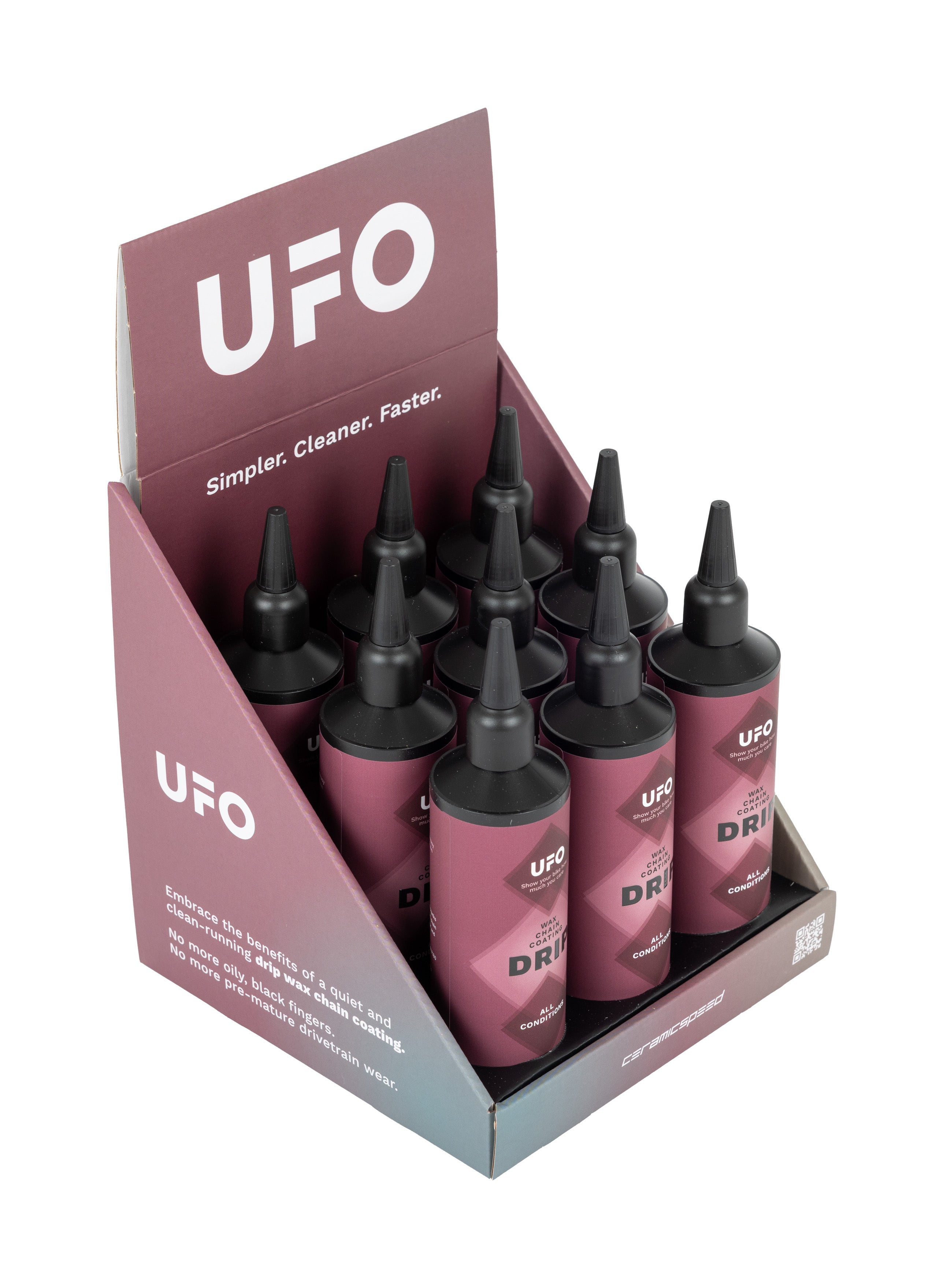 UFO Drip All Conditions 180 ml 9 bottle Display