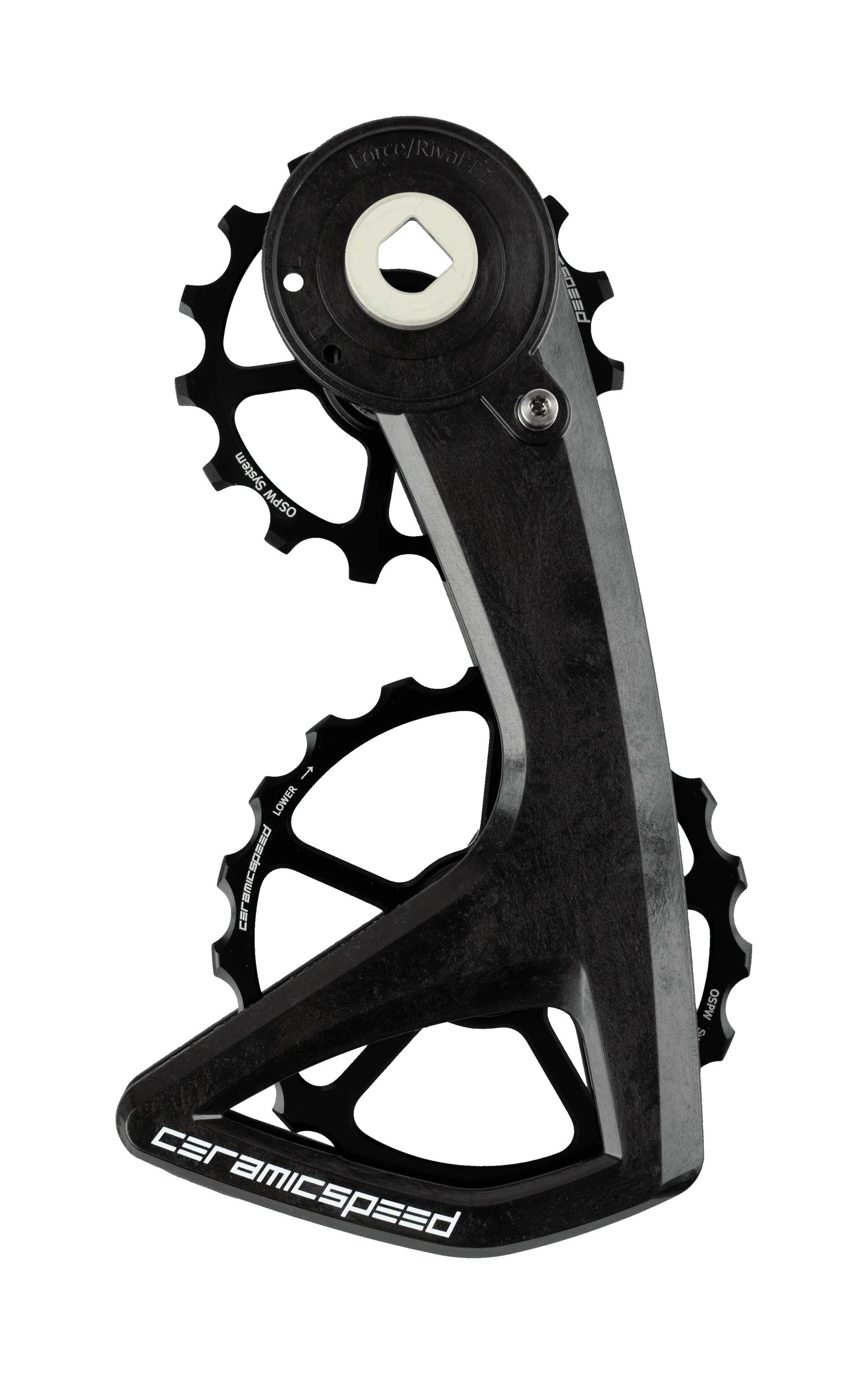 OSPW RS 5-Spoke for SRAM Force E1, Rival E1 Black