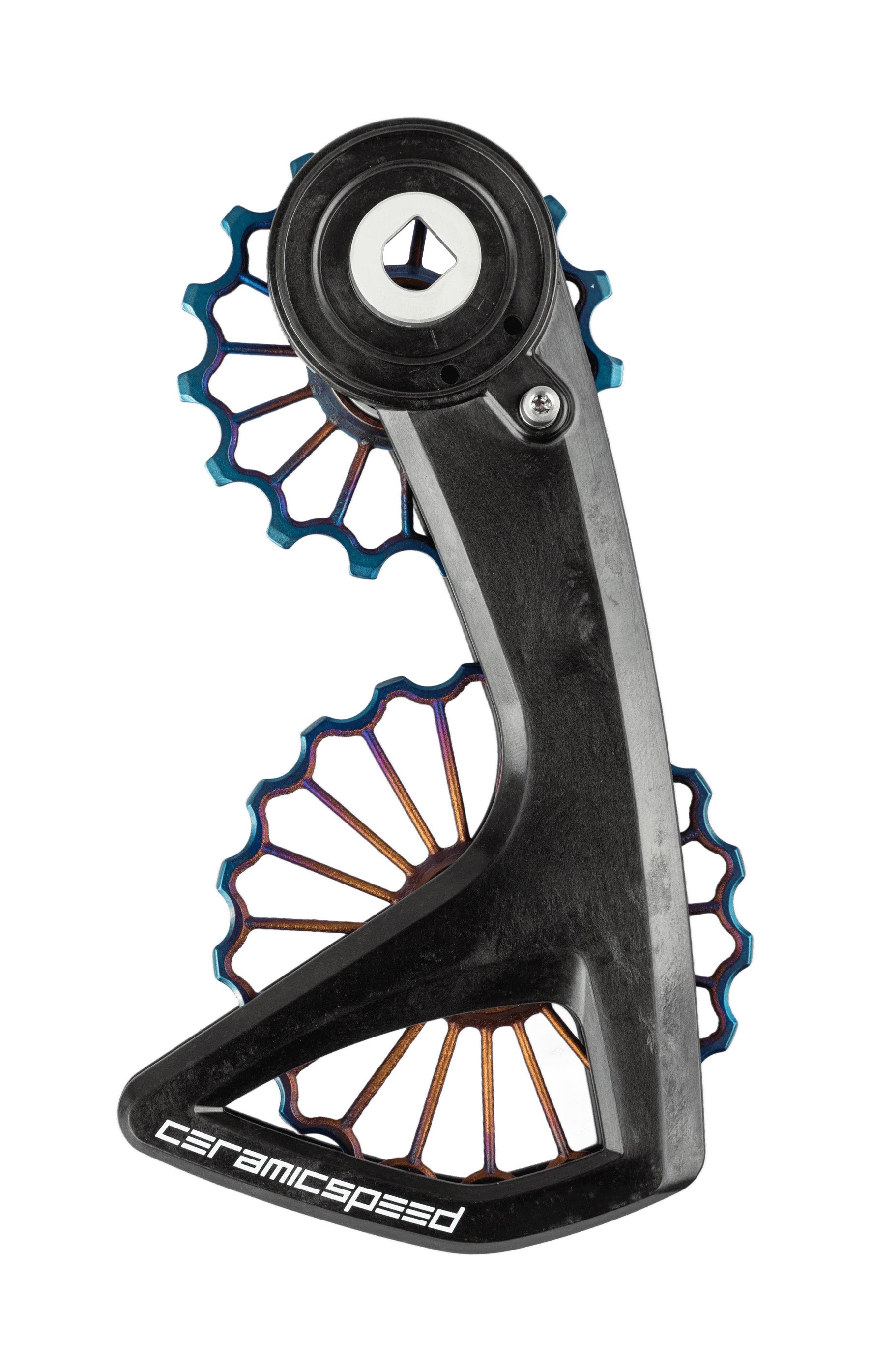 OSPW RS 3D Ti for SRAM Red/Force D1, Red E1 AXS V2 Oil Slick