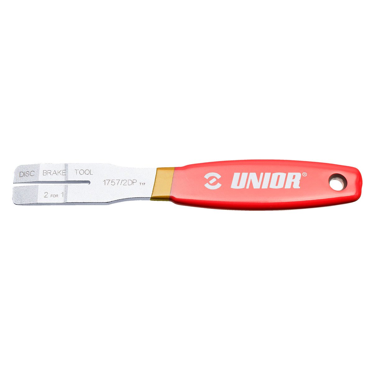 UNIOR 2 For 1 Disc Brake Tool - Red