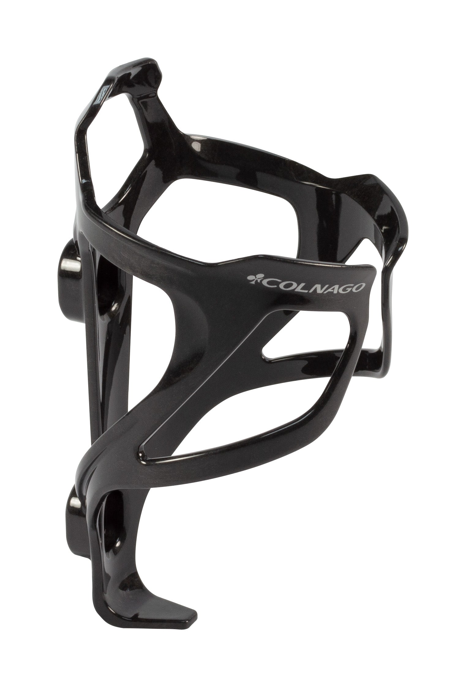 Colnago BC02 Carbon Bottle Cage (Gloss Black, Silver Logo)