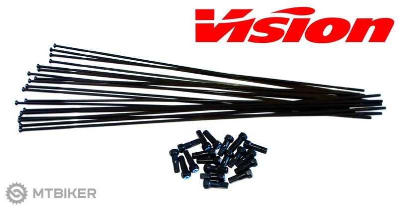 Vision Spoke Kit: Team 35 Comp (277, 278mm, +Nipples)