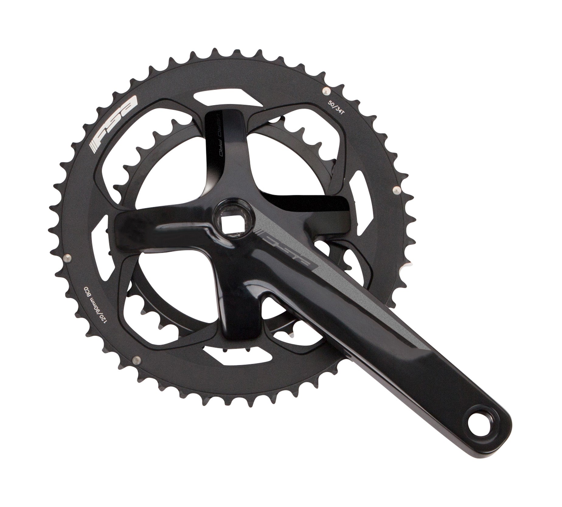 Vero Pro JIS Road Chainset (2x11, 50/34T, 172.5mm, V21B)