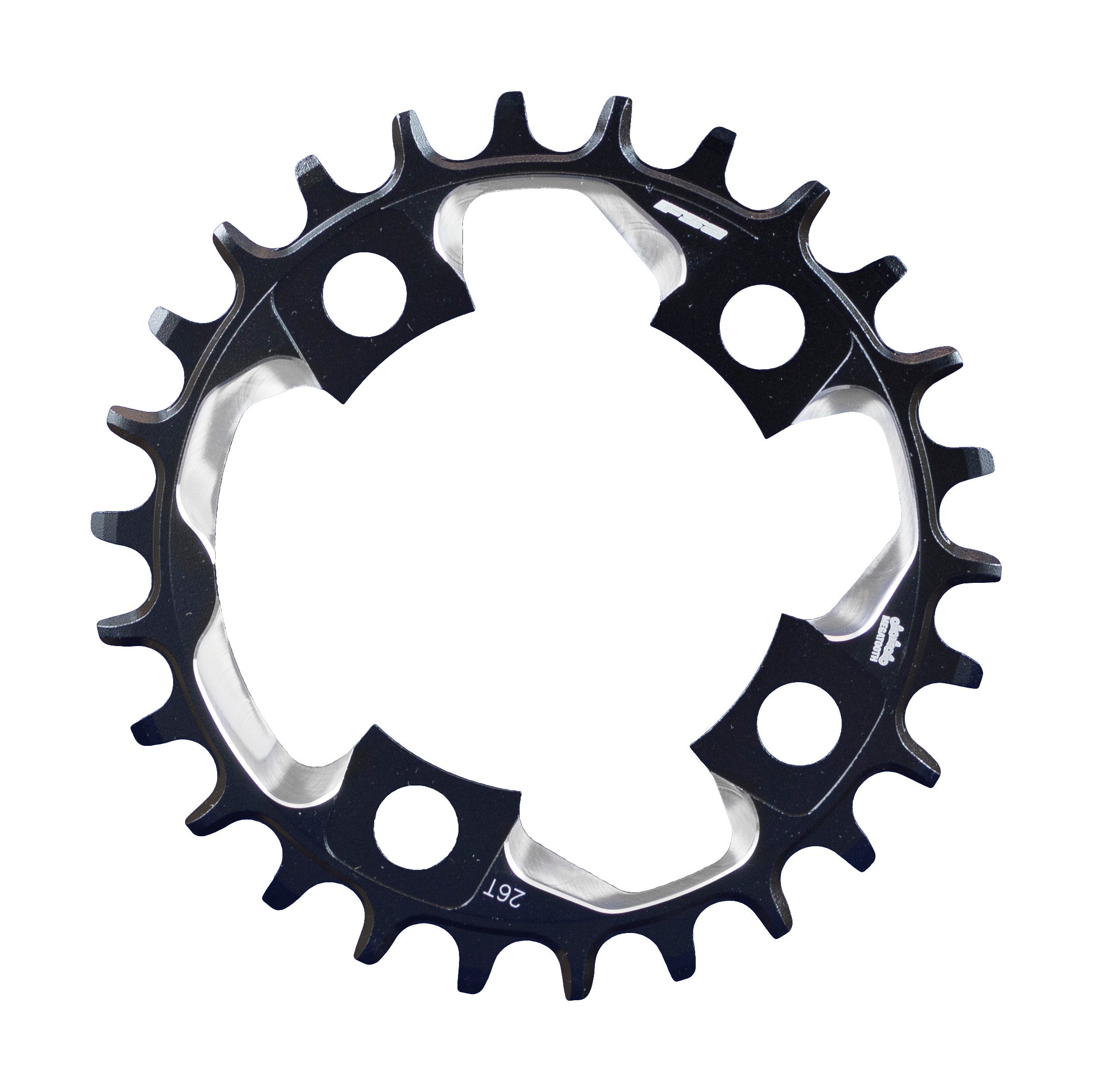 Afterburner ABS MTB Chainring (1x11, 76x26T, Black, 4h)