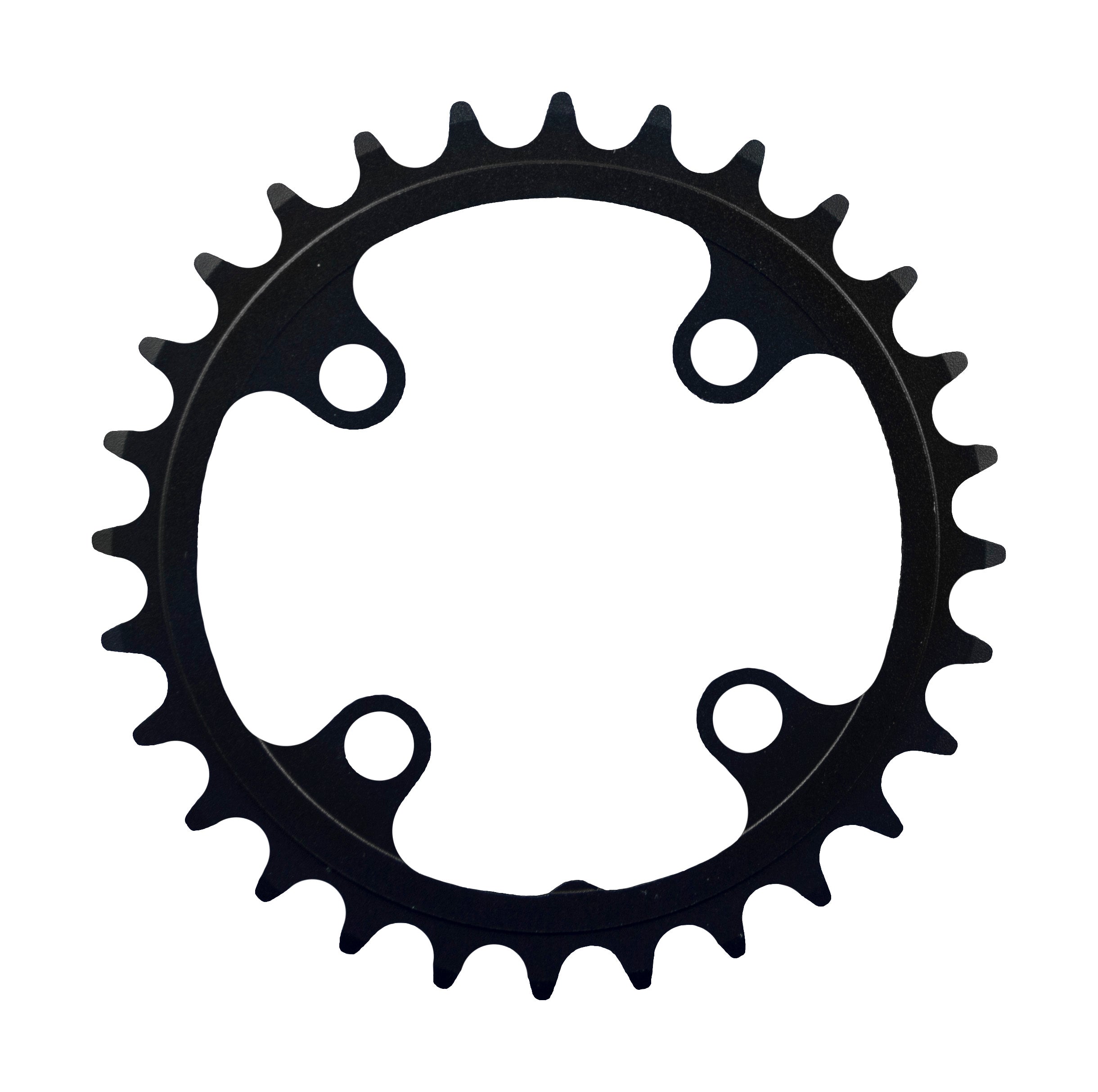 Alloy Modular MTB Chainring (2x11, 68x26T, Black, 4h)