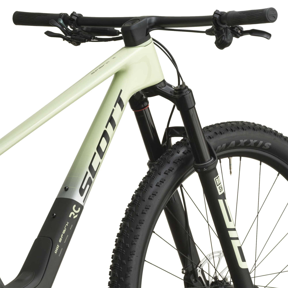SCOTT Spark RC Team (2027) - cream green/carbon black