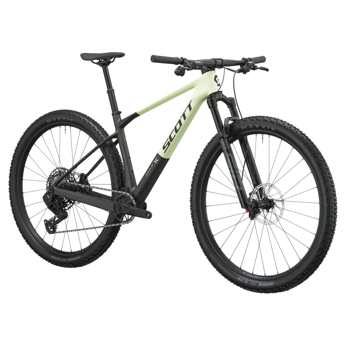 SCOTT Scale RC Team (2027) - cream green/carbon black