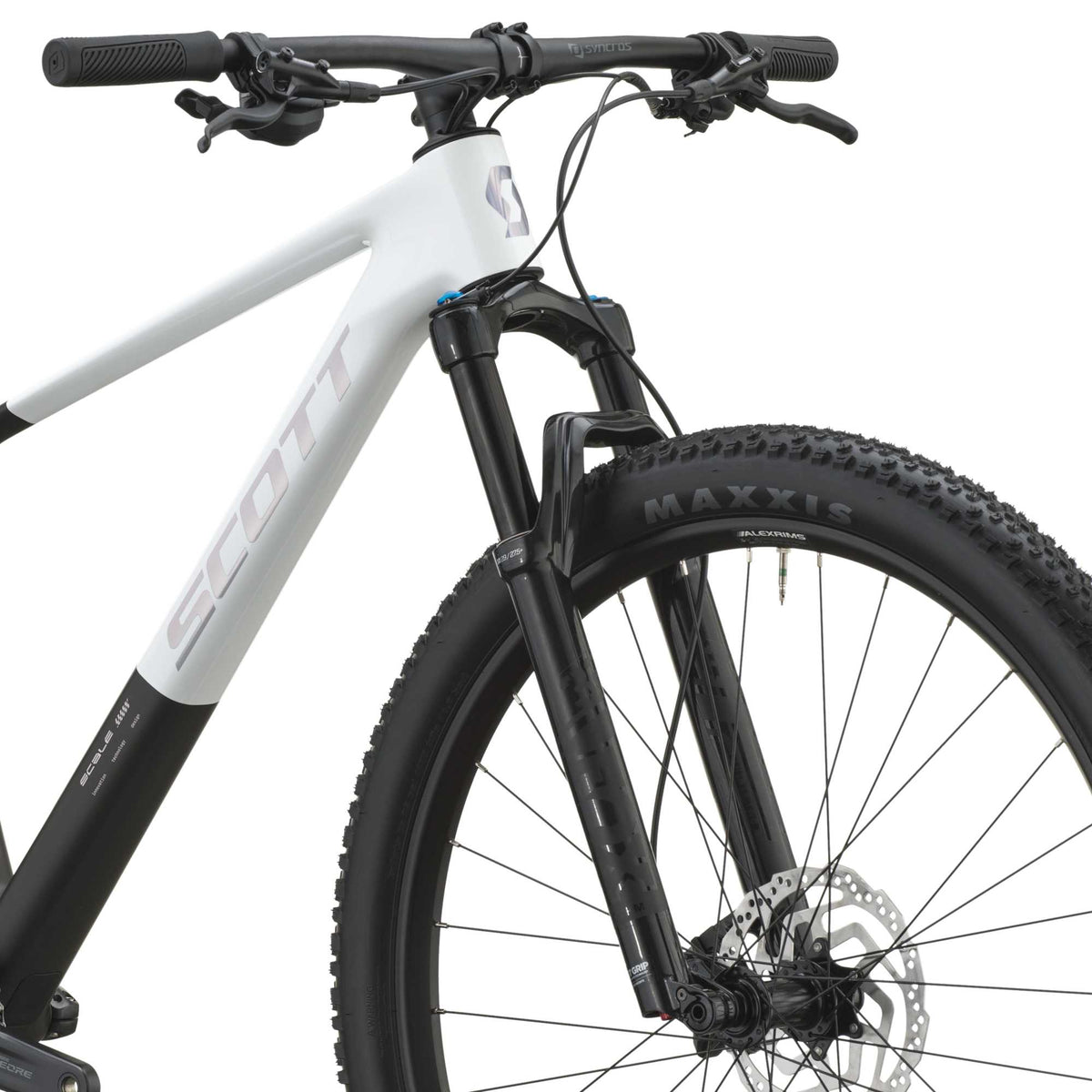 SCOTT Scale 10 - pearl white/carbon black
