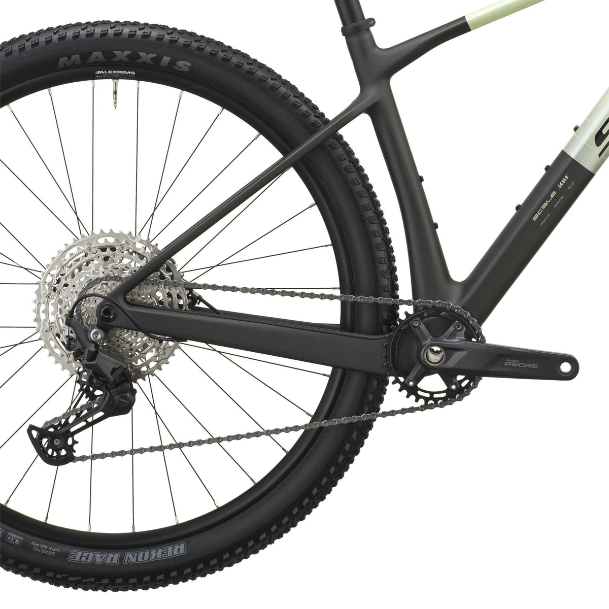 SCOTT Scale 20 - cream green/carbon black