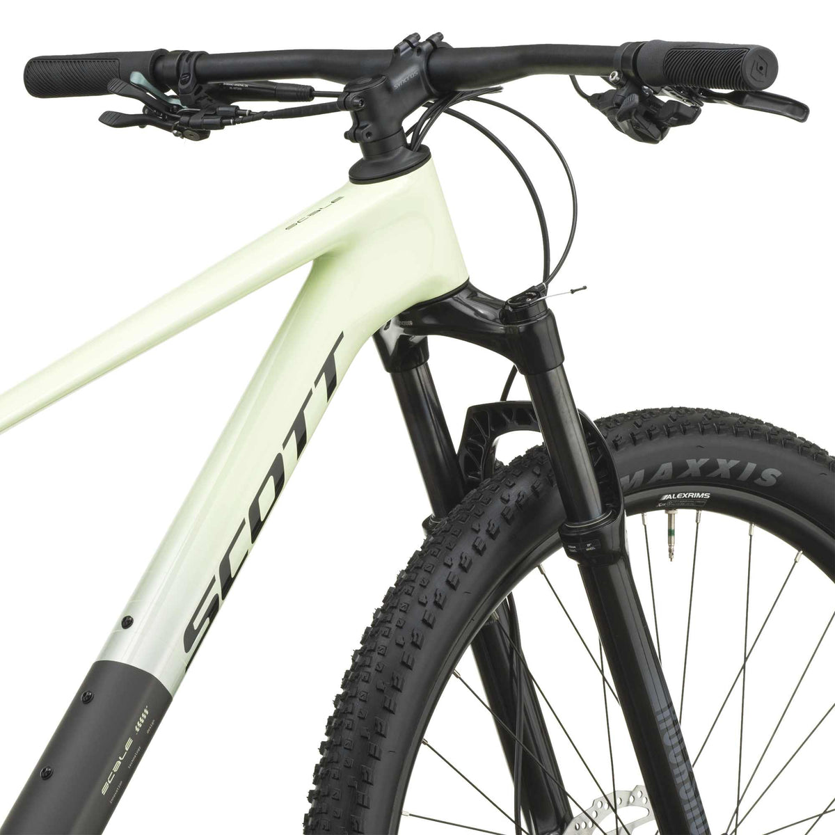 SCOTT Scale 20 - cream green/carbon black