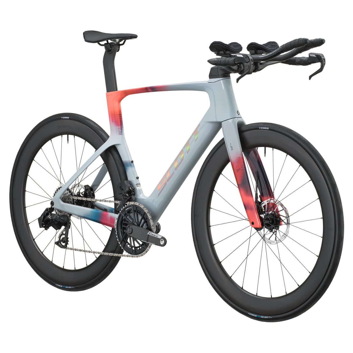 SCOTT Foil RC TRI (2027) - narwal grey/gloaming orange