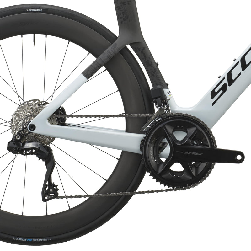 SCOTT Foil RC 20 (2027) - cumulus white/carbon black