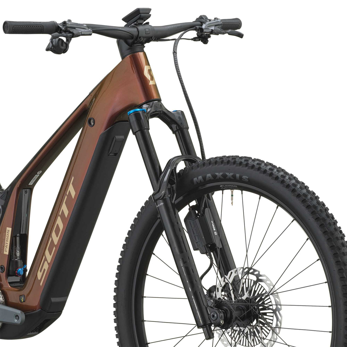 SCOTT Patron 10 - obsidian red/carbon black