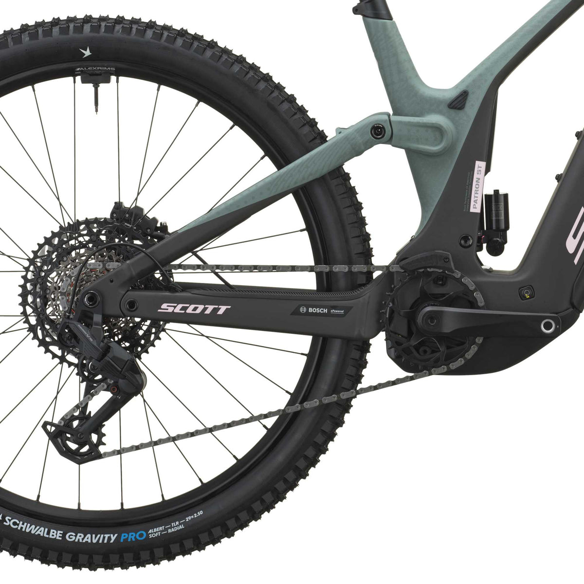 SCOTT Patron ST 10 - moss green/carbon black