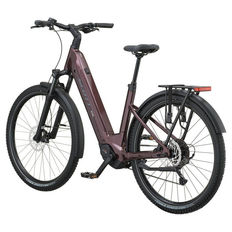 SCOTT Axis 10 Wave (2027) - aubergine red