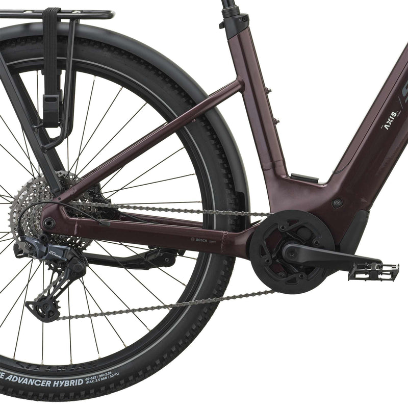 SCOTT Axis 10 Wave (2027) - aubergine red