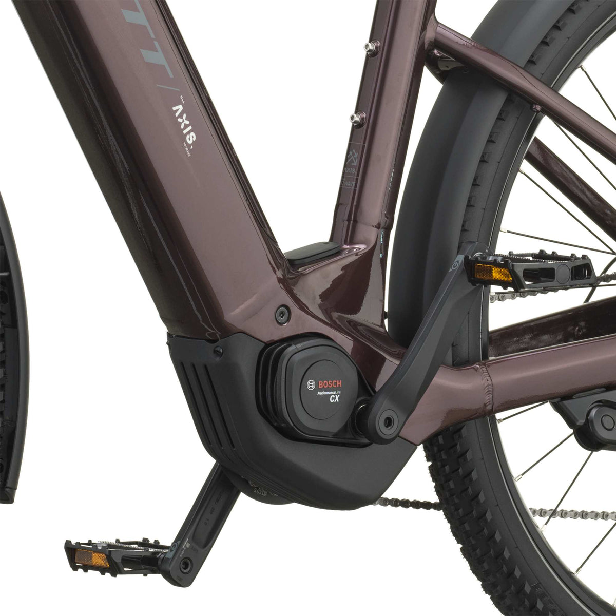 SCOTT Axis 10 Wave (2027) - aubergine red