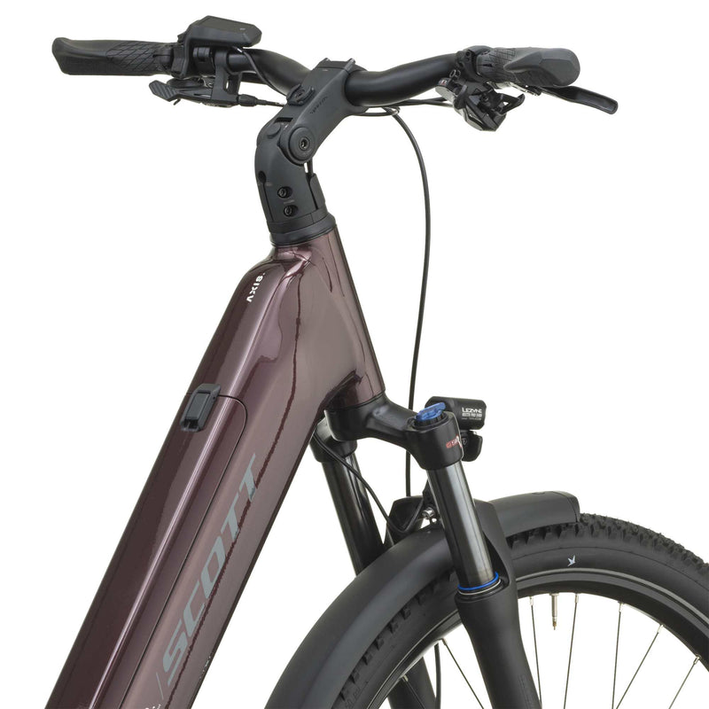 SCOTT Axis 10 Wave (2027) - aubergine red