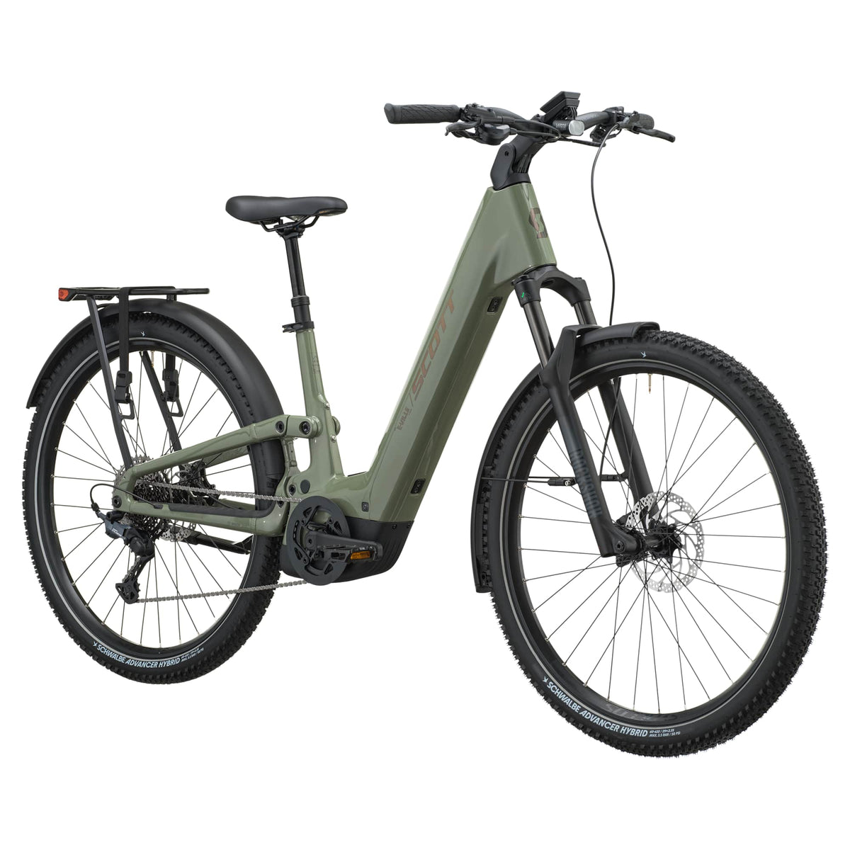 SCOTT E-Ville 10 SUV - tawny green