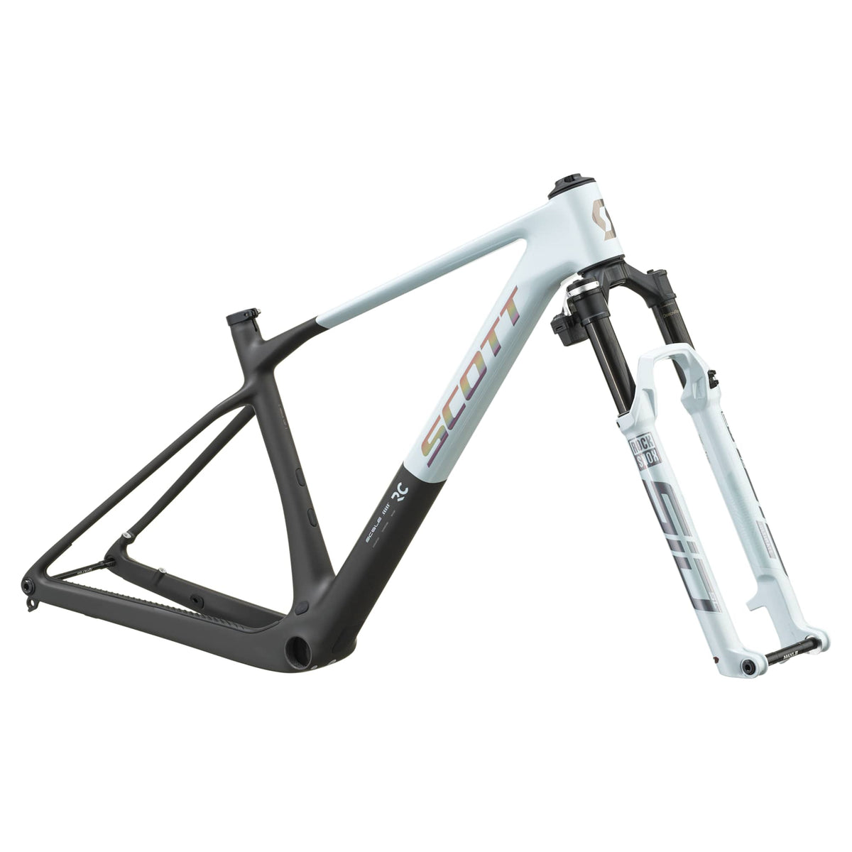SCOTT Scale RC World Cup Frame + Fork - cumulus white/carbon black