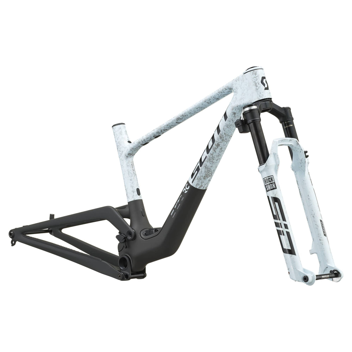 SCOTT Spark RC World Cup EVO Frame + Fork - rush white/carbon black