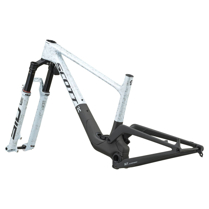 SCOTT Spark RC World Cup EVO Frame + Fork - rush white/carbon black
