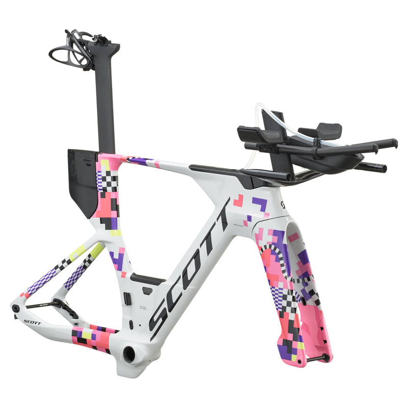 SCOTT Plasma RC LTD Frameset - beluga grey/sachet pink