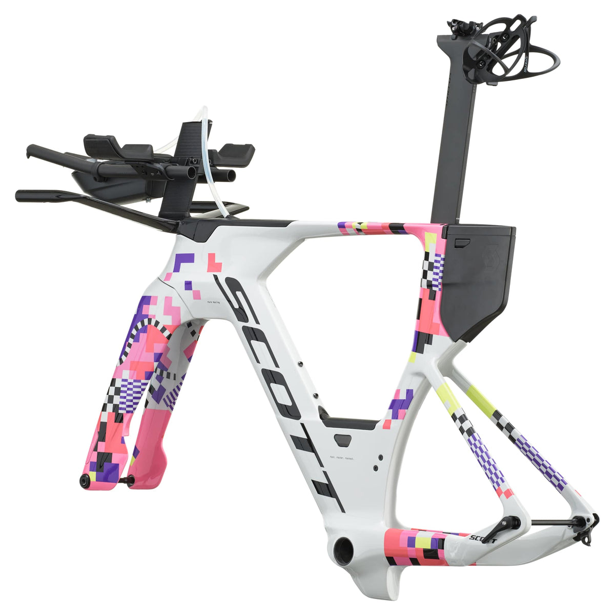 SCOTT Plasma RC LTD Frameset - beluga grey/sachet pink