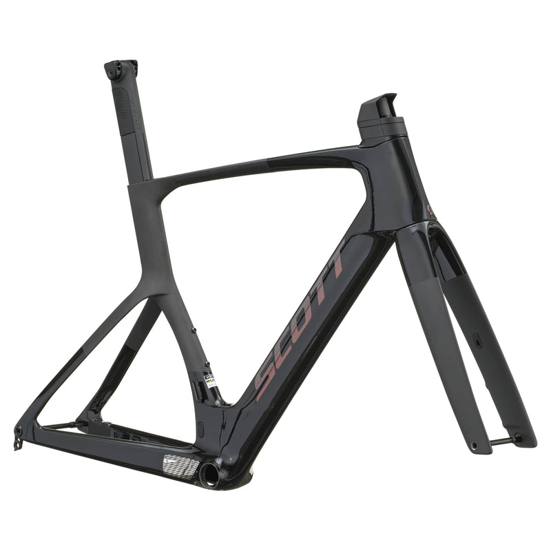 SCOTT Foil RC Ultimate Frameset - piano black/carbon black