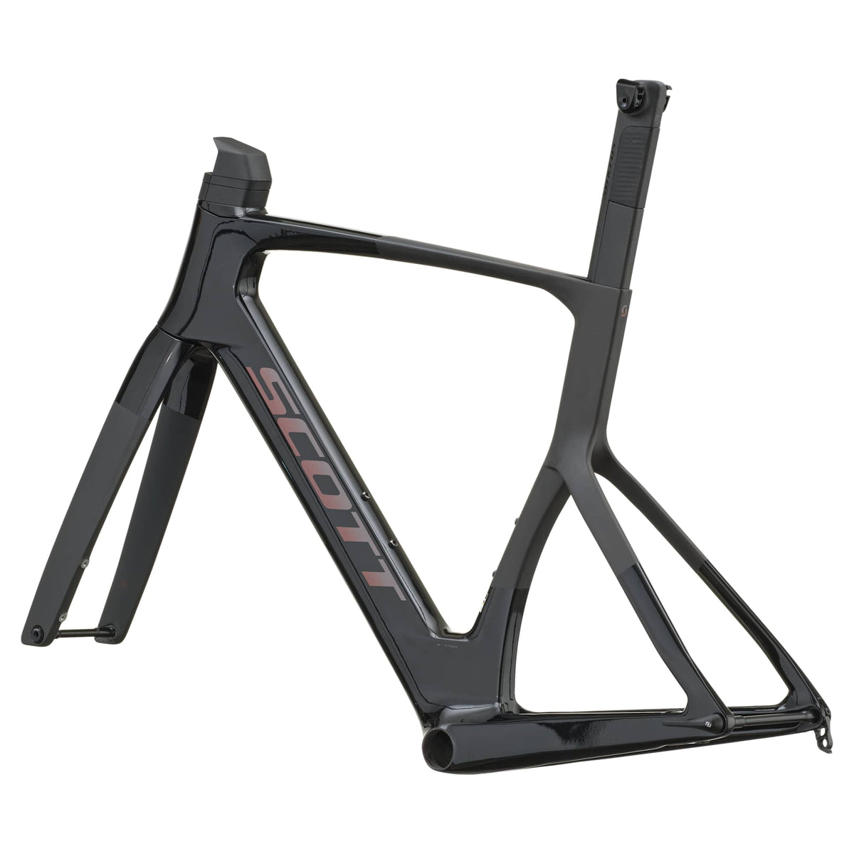 SCOTT Foil RC Ultimate Frameset - piano black/carbon black