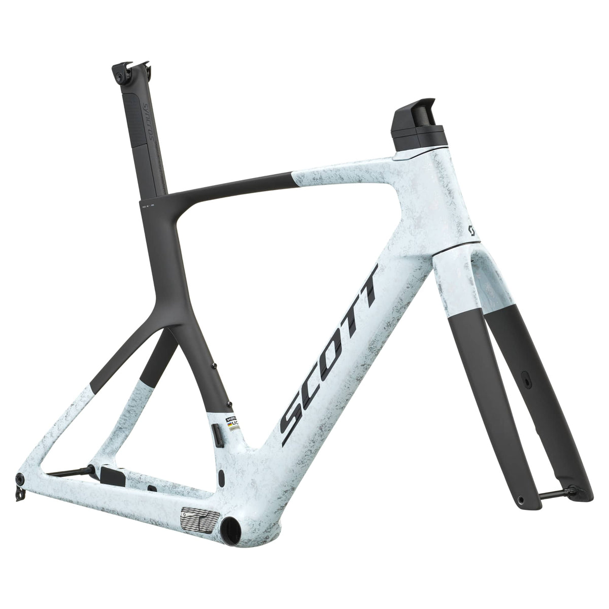 SCOTT Foil RC Pro Frameset - rush white/carbon black