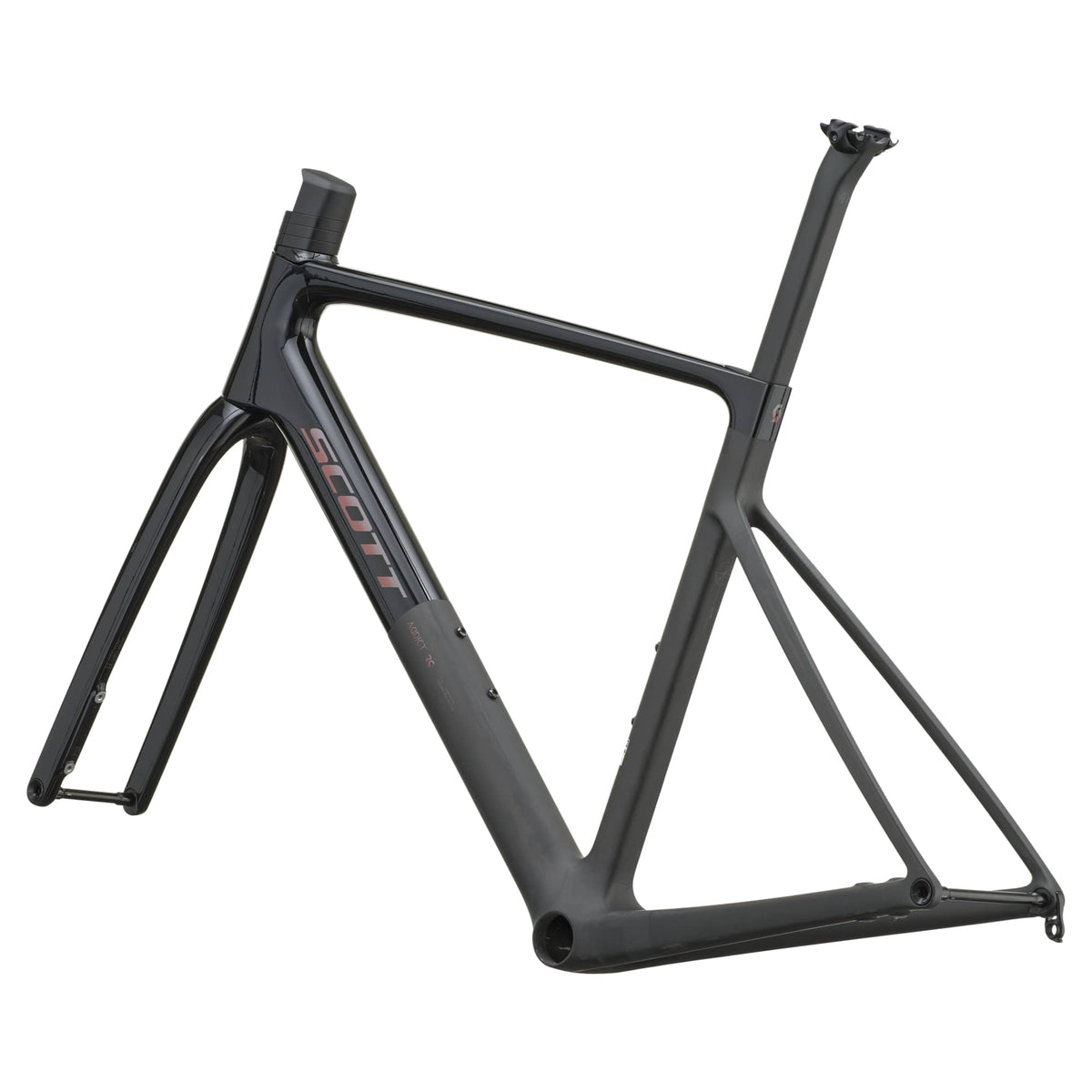 SCOTT Addict RC Ultimate Frameset - piano black/carbon black