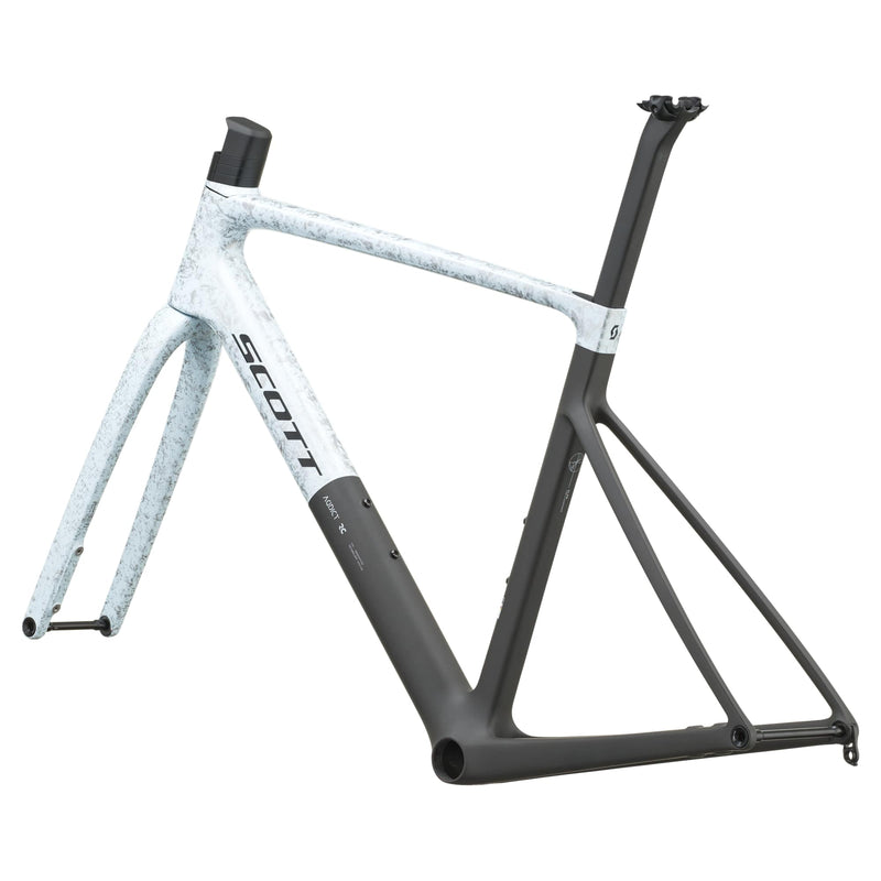 SCOTT Addict RC Pro Frameset - rush white/carbon black