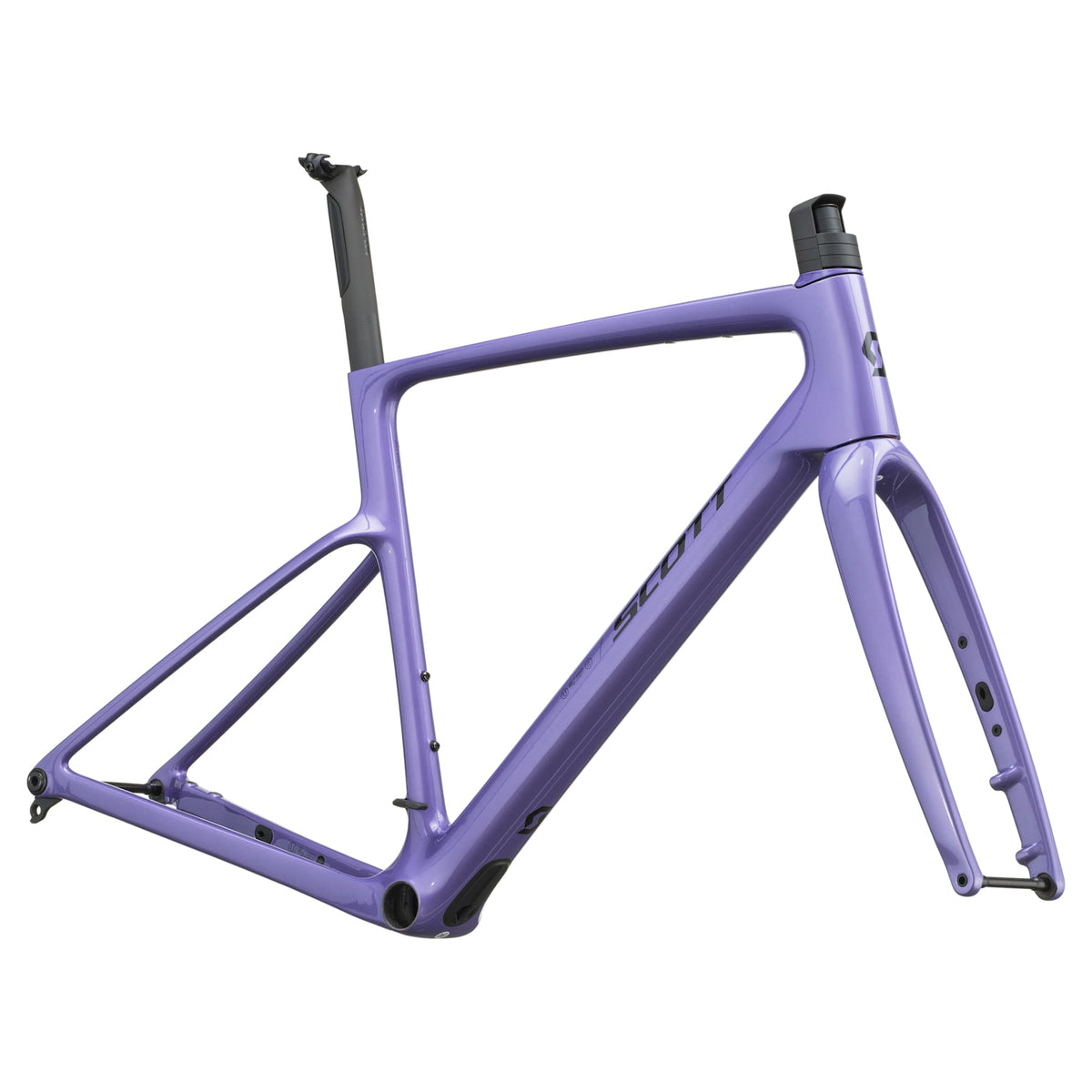SCOTT Addict Gravel 10 Frameset - blaze purple