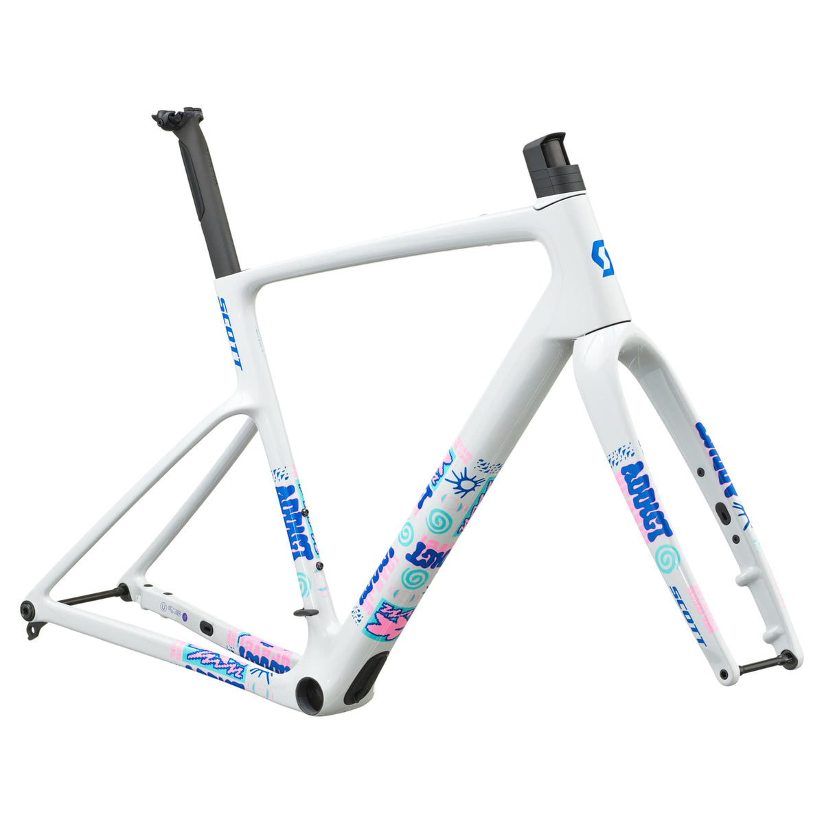SCOTT Addict Gravel 20 Frameset - beluga grey