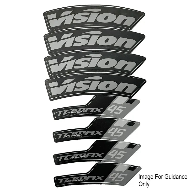 Vision Wheel Decal: TriMax Carbon 45 V18 1 Bike