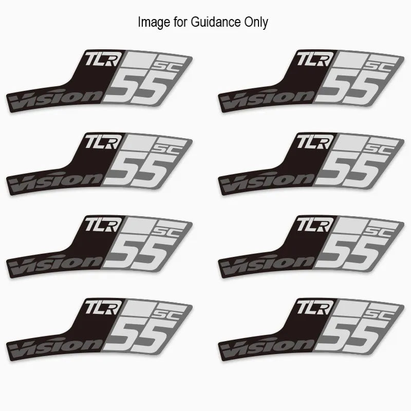 Vision SC 55 DB Wheel Decal Set Black ZJWH0572