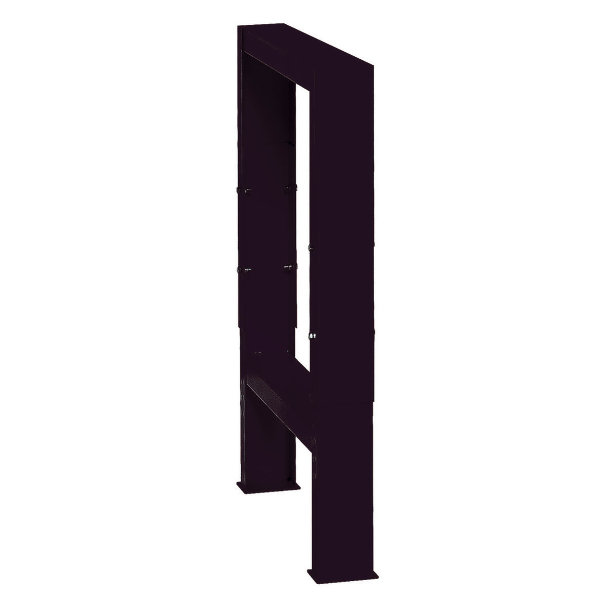 UNIOR Adjustable Leg For Modular Work Bench - Black - 100 X 650 X 690 X 11