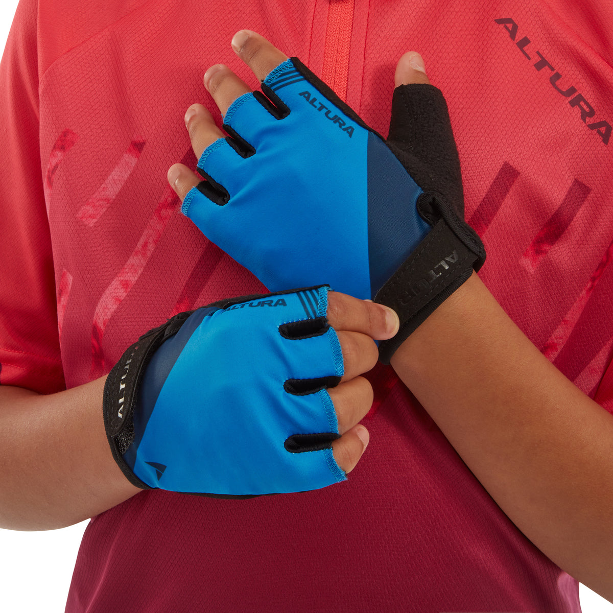 Altura Kids Airstream Cycling Mitts 2022 - Blue