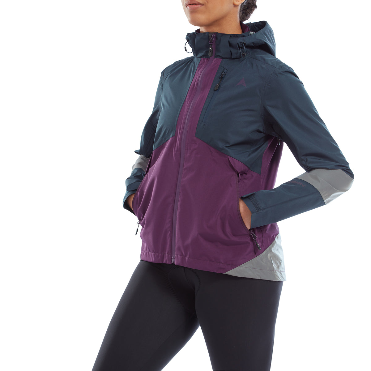 Altura Nightvision Typhoon Women's Waterproof Jacket 2022 - Navy/Purple