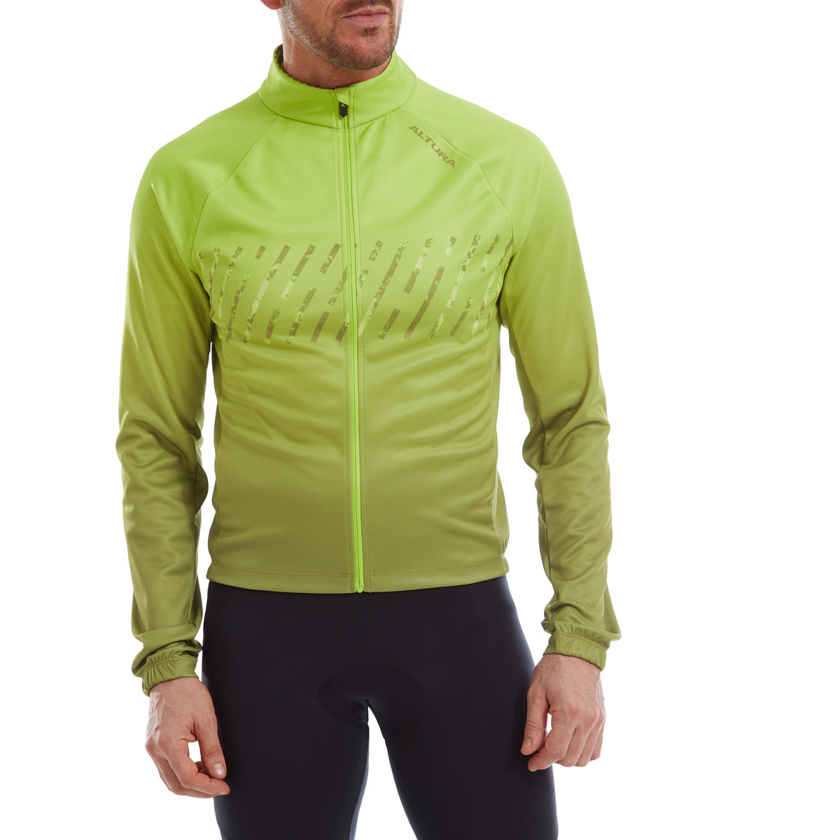 Altura Airstream Men's Long Sleeve Jersey 2022 - Lime