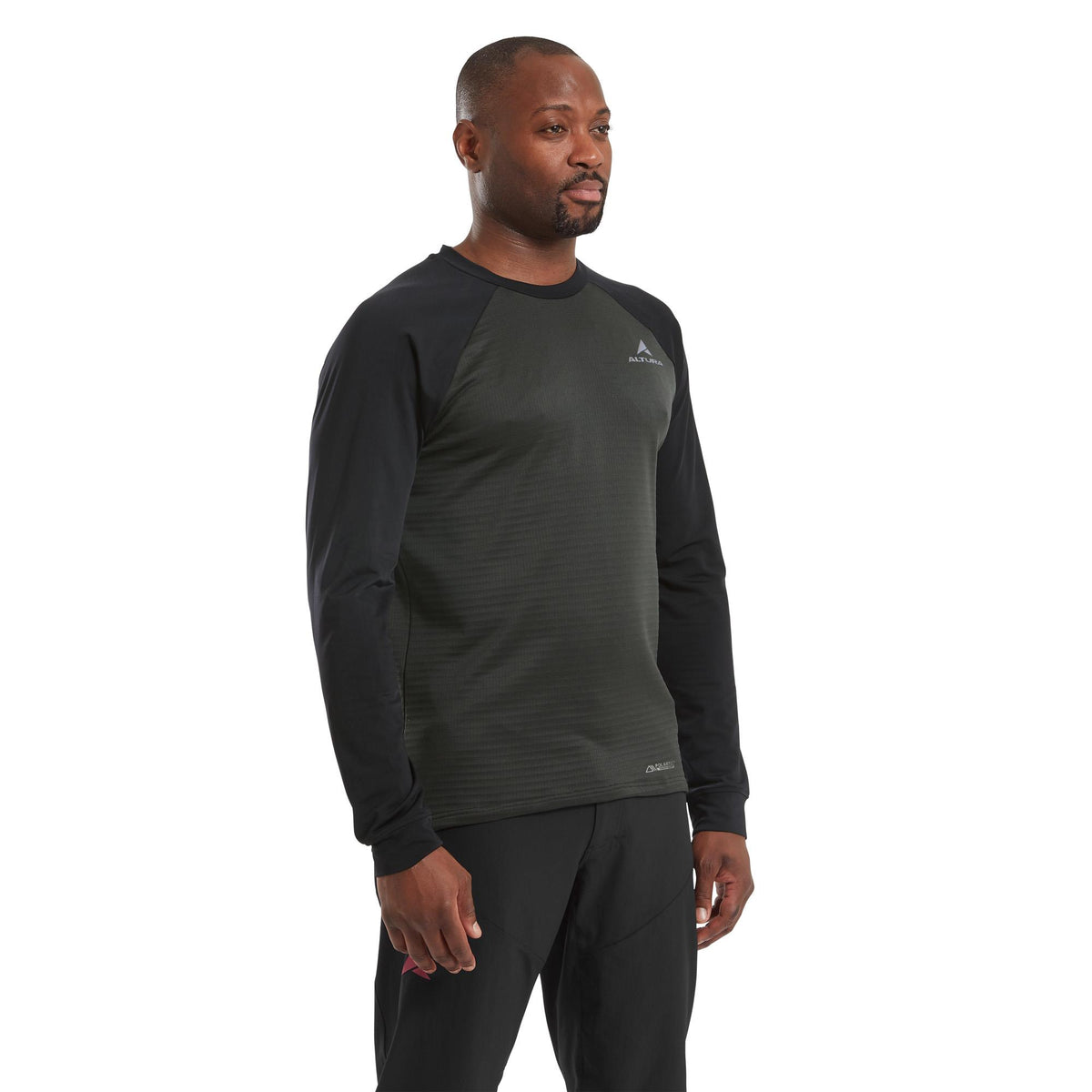 Altura Esker Polartec Long Sleeve Jersey 2025 - Black/Black