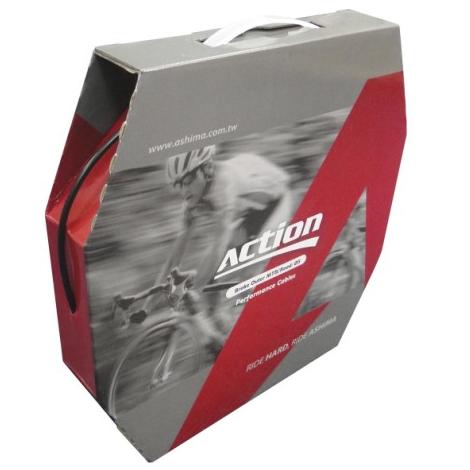 Ashima Action Gear Outer Cable Road 4mm 50m - Black