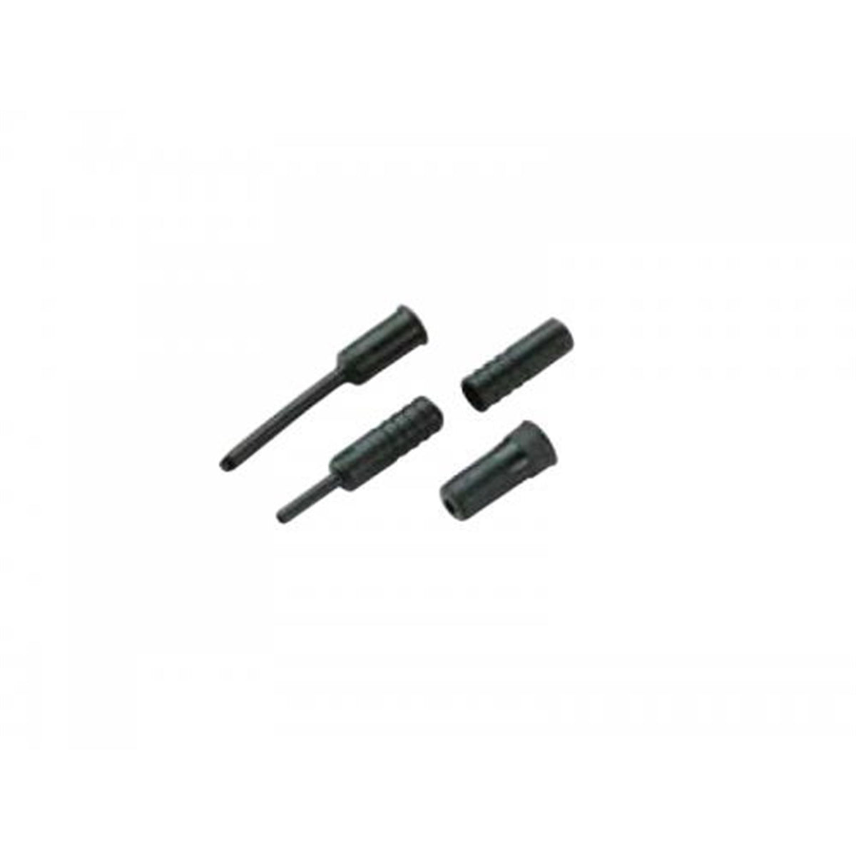 Ashima Action+ Gear End Caps (200pcs) - Black - 4.5MM