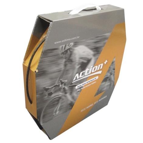 Ashima Action Plus Gear Outer Cable Road 50m - Black