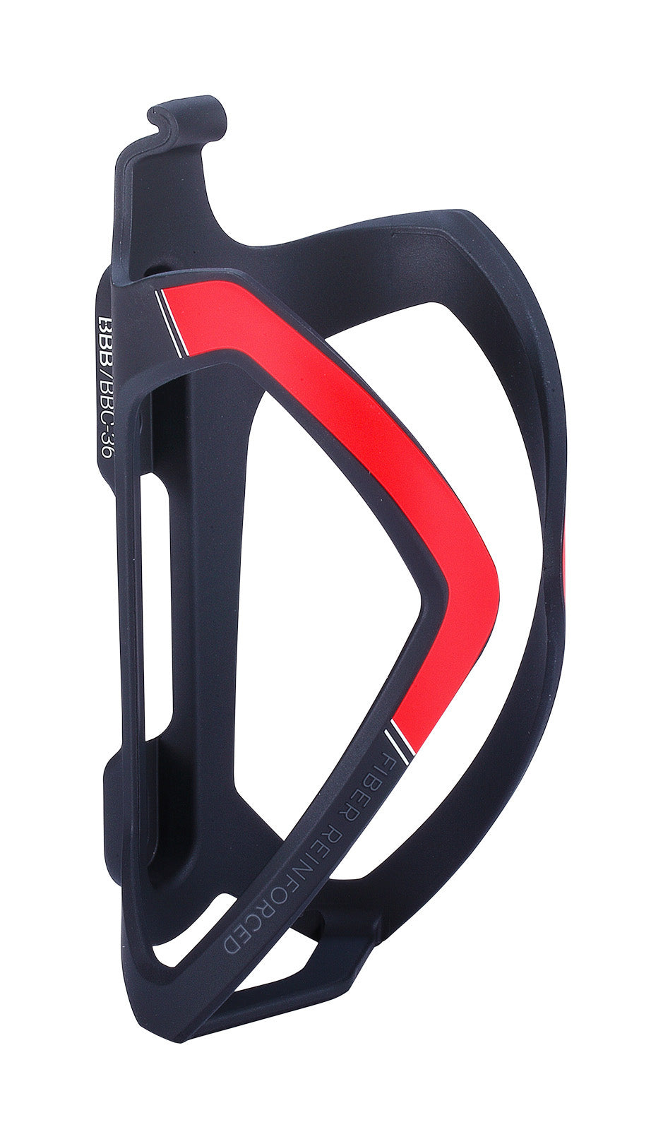 BBC-36 - FlexCage Bottle Cage (Matte Black, Red)