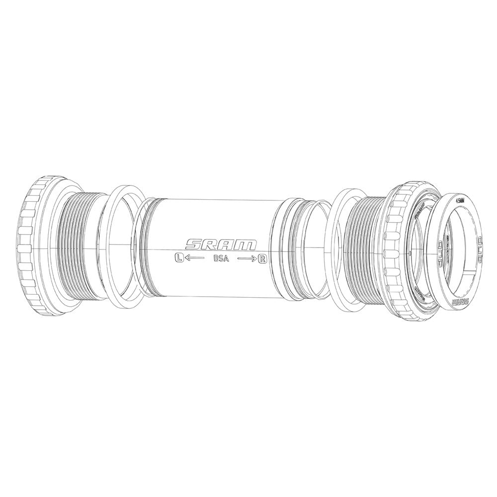 SRAM Spare - Bottom Bracket Spindle Spacer BB30 - Drive Side 15.46
