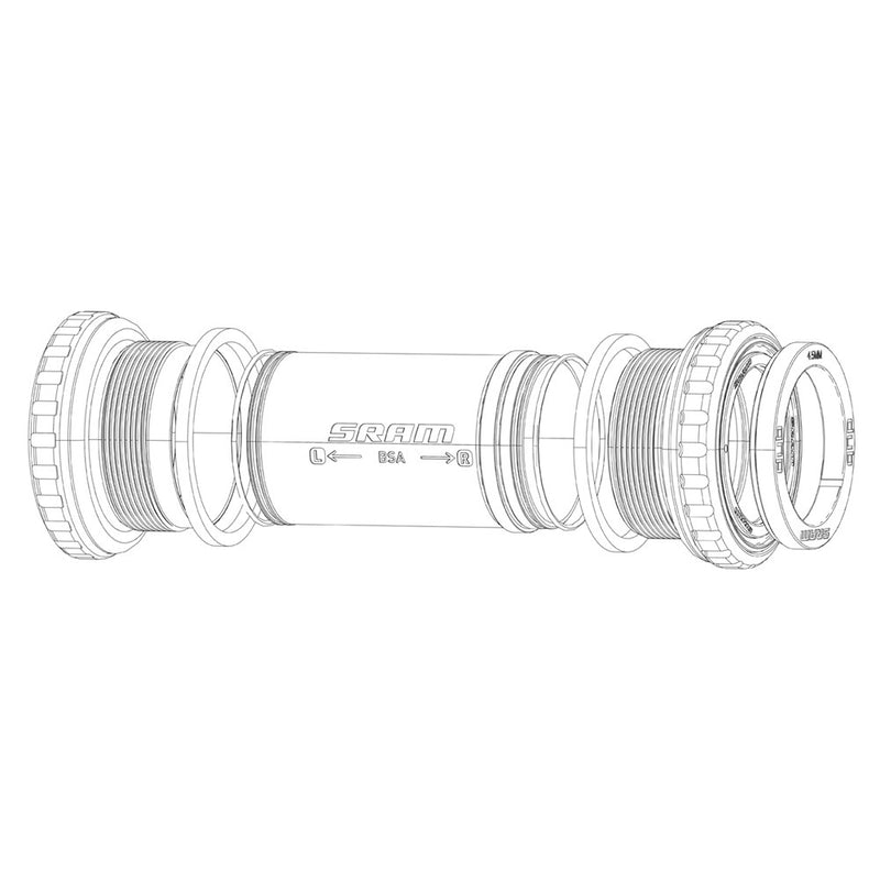 SRAM Spare - Bottom Bracket Spindle Spacer BB30