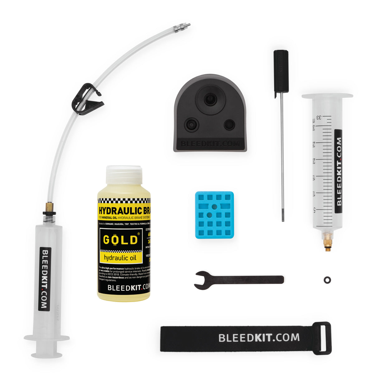 Bleedkit Shimano Premium Gold (Inc Fluid)